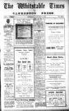 Whitstable Times and Herne Bay Herald Saturday 13 January 1923 Page 1