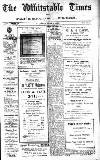Whitstable Times and Herne Bay Herald Saturday 09 June 1923 Page 1
