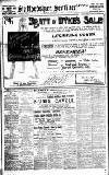Staffordshire Sentinel Monday 03 January 1916 Page 1