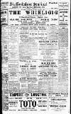 Staffordshire Sentinel Saturday 26 February 1921 Page 1