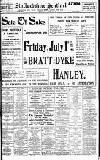 Staffordshire Sentinel Monday 27 June 1921 Page 1