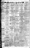 Staffordshire Sentinel Monday 12 September 1921 Page 1
