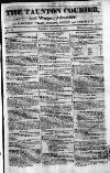 Taunton Courier and Western Advertiser Thursday 29 August 1811 Page 1