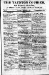 Taunton Courier and Western Advertiser Thursday 09 December 1813 Page 1