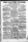 Taunton Courier and Western Advertiser Thursday 31 March 1814 Page 1