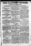 Taunton Courier and Western Advertiser Thursday 18 August 1814 Page 1