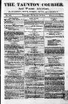 Taunton Courier and Western Advertiser Thursday 12 November 1818 Page 1