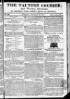 Taunton Courier and Western Advertiser Wednesday 19 December 1821 Page 1
