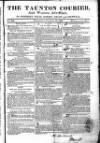 Taunton Courier and Western Advertiser Wednesday 18 January 1826 Page 1