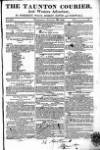 Taunton Courier and Western Advertiser Wednesday 25 January 1826 Page 1