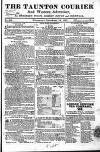 Taunton Courier and Western Advertiser Wednesday 12 September 1827 Page 1