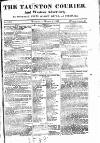 Taunton Courier and Western Advertiser Wednesday 04 March 1829 Page 1