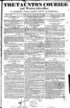Taunton Courier and Western Advertiser Wednesday 26 January 1831 Page 1