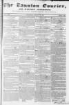 Taunton Courier and Western Advertiser Wednesday 31 January 1838 Page 1