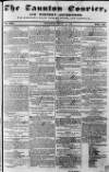 Taunton Courier and Western Advertiser Wednesday 14 August 1839 Page 1