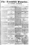 Taunton Courier and Western Advertiser Wednesday 15 November 1843 Page 1
