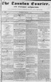 Taunton Courier and Western Advertiser Wednesday 17 January 1844 Page 1