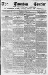 Taunton Courier and Western Advertiser Wednesday 09 August 1854 Page 1
