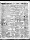 West Briton and Cornwall Advertiser Friday 21 May 1852 Page 1