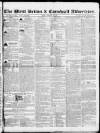 West Briton and Cornwall Advertiser Friday 21 January 1853 Page 1