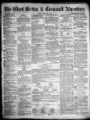 West Briton and Cornwall Advertiser Friday 09 January 1857 Page 1