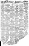 West Briton and Cornwall Advertiser Friday 03 January 1862 Page 1
