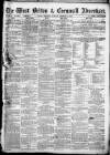 West Briton and Cornwall Advertiser Thursday 03 December 1868 Page 1