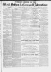 West Briton and Cornwall Advertiser Tuesday 24 August 1869 Page 1