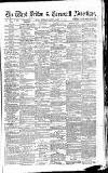 West Briton and Cornwall Advertiser Thursday 19 March 1874 Page 1
