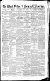 West Briton and Cornwall Advertiser Thursday 08 October 1874 Page 1