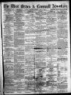 West Briton and Cornwall Advertiser Thursday 04 April 1878 Page 1