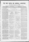 West Briton and Cornwall Advertiser Thursday 01 January 1885 Page 9