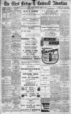 West Briton and Cornwall Advertiser Monday 18 March 1912 Page 1
