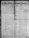 West Briton and Cornwall Advertiser Thursday 25 January 1917 Page 1