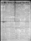 West Briton and Cornwall Advertiser Thursday 22 February 1917 Page 1