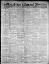 West Briton and Cornwall Advertiser Thursday 15 March 1917 Page 1