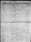West Briton and Cornwall Advertiser Thursday 13 December 1917 Page 1