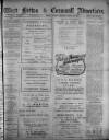 West Briton and Cornwall Advertiser Monday 25 March 1918 Page 1