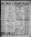 West Briton and Cornwall Advertiser Monday 22 July 1918 Page 1