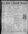 West Briton and Cornwall Advertiser Monday 02 December 1918 Page 1