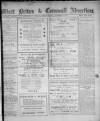 West Briton and Cornwall Advertiser Monday 30 December 1918 Page 1
