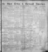 West Briton and Cornwall Advertiser Thursday 29 May 1919 Page 1