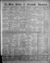 West Briton and Cornwall Advertiser Thursday 01 September 1921 Page 1