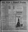 West Briton and Cornwall Advertiser Monday 05 September 1921 Page 1