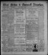 West Briton and Cornwall Advertiser Monday 10 October 1921 Page 1