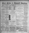 West Briton and Cornwall Advertiser Monday 30 January 1922 Page 1