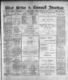 West Briton and Cornwall Advertiser Monday 27 February 1922 Page 1