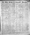 West Briton and Cornwall Advertiser Thursday 06 April 1922 Page 1