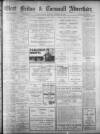 West Briton and Cornwall Advertiser Monday 20 November 1922 Page 1