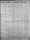 West Briton and Cornwall Advertiser Thursday 06 January 1927 Page 1